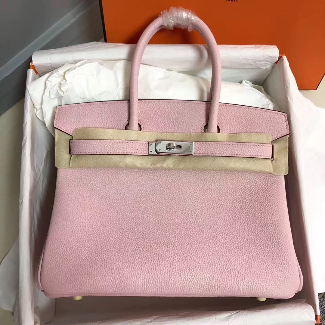 Hermes Birkin 30CM Togo Leather Handbag Pink